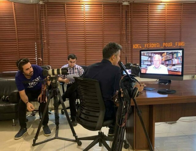 گفتوگو فردوسیپور با گزارشگر معروف انگلیسی فردوسیپور