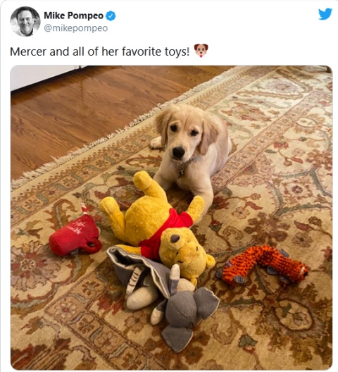 توییت شیطنتآمیز پمپئو: همه اسباب بازیهای  توییت شیطنتآمیز پمپئو: همه اسباب بازیهای