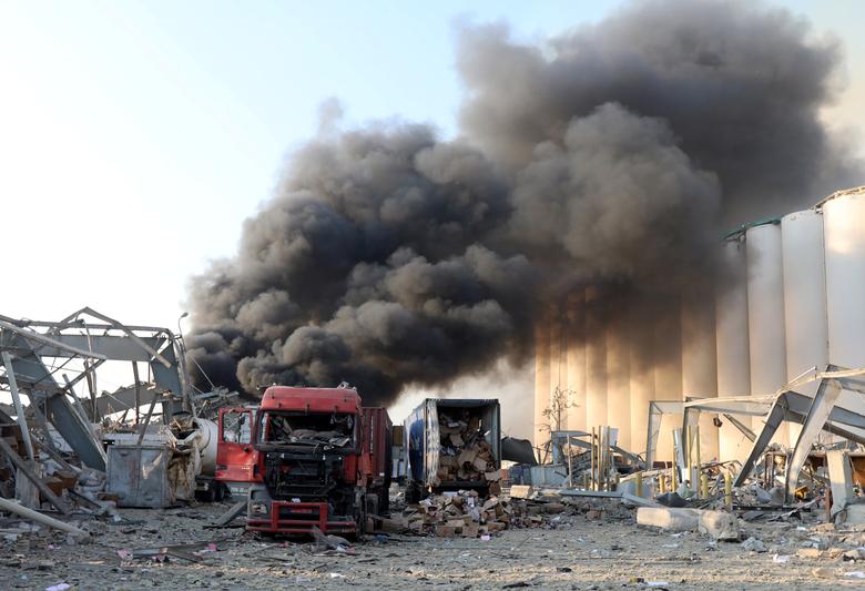 لبنان پس از انفجار انفجار مهیب لبنان