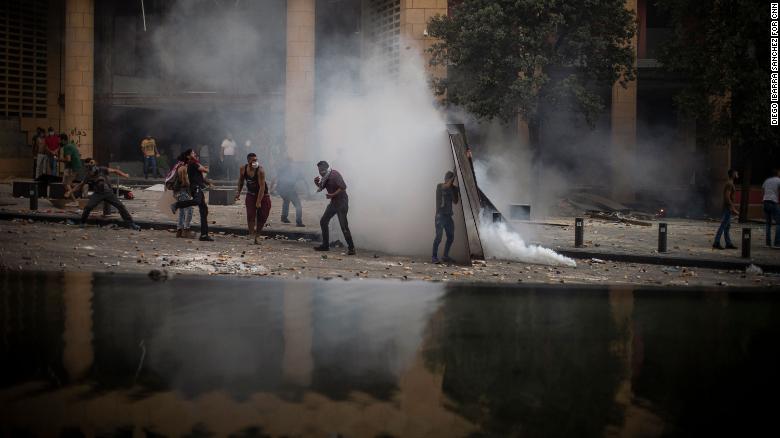 اعتراضات لبنان اعتراضات به انفجار بیروت