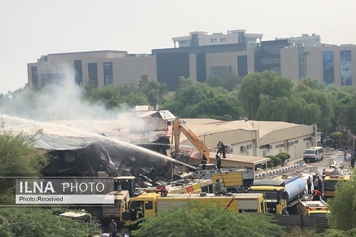 یک کشته در آتش‌سوزی بازار پردیس در کیش