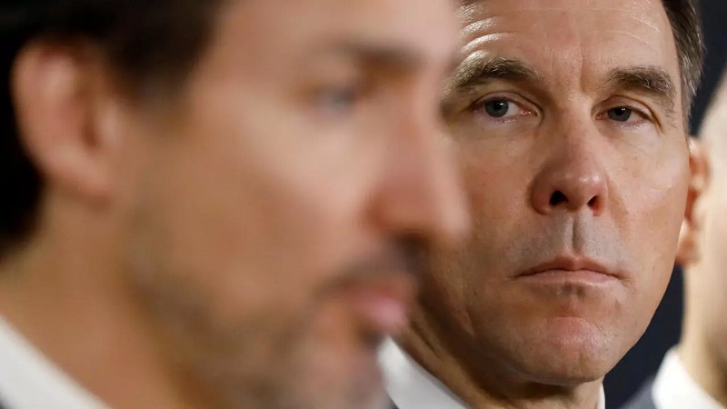 استعفای وزیر دارایی کانادا استعفای وزیر دارایی کانادا