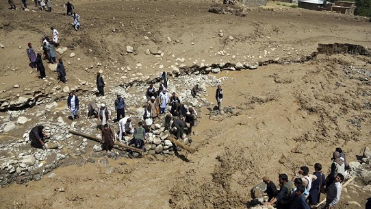 ۴۵ کشته در سیل شبانه در افغانستان