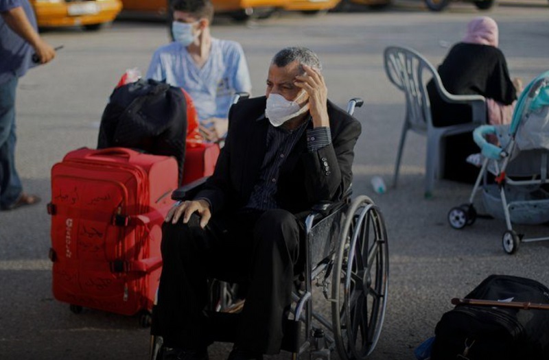 ماسک، راهکار مردم در منطقه شلوغ غزه ماسک، راهکار مردم در منطقه شلوغ غزه