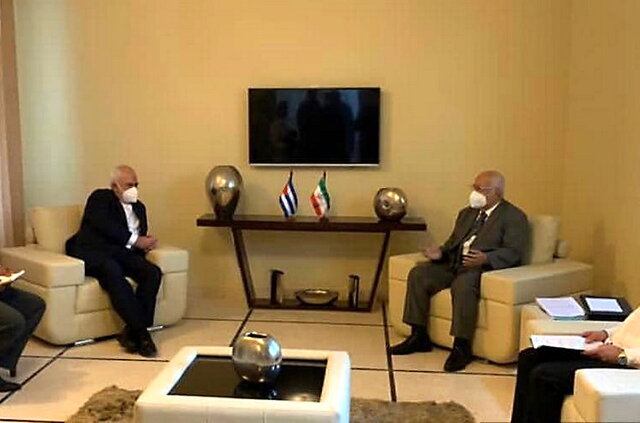 دیدار و گفتوگوی ظریف با معاون اول نخستوزیر کوبا دیدار و گفتوگوی ظریف