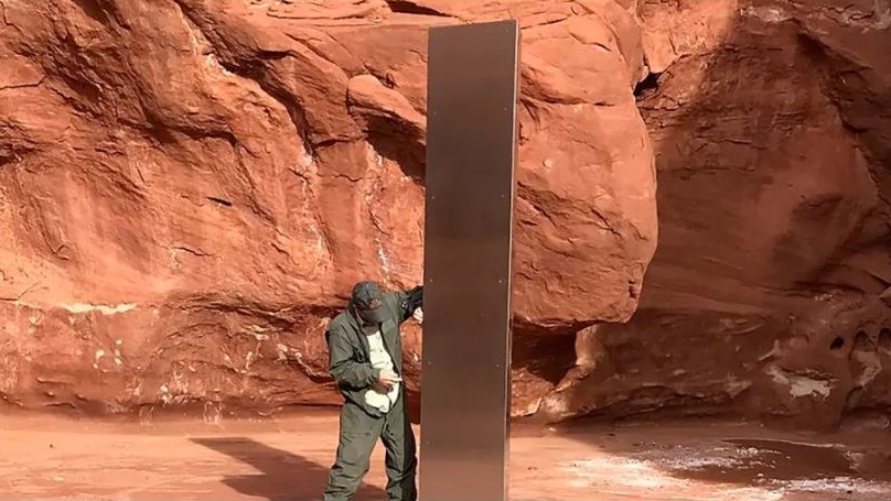 مونولیتِ مرموز یوتا به طرز مرموزتری ناپدید شد! مونولیتِ مرموز یوتا