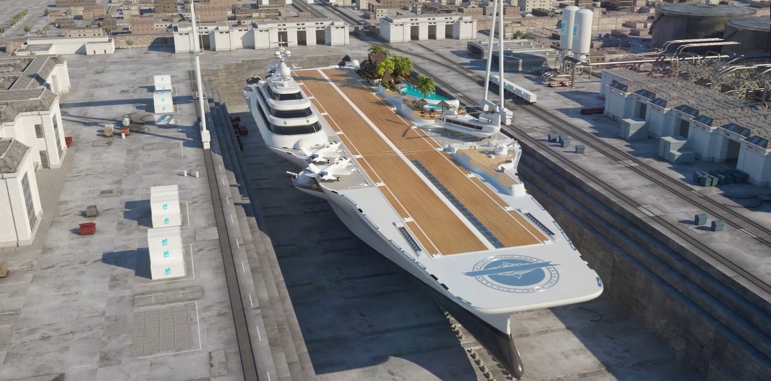 تبدیل یک ناو هواپیمابر به کشتی تفریحی برای نخستین بار در جهان تبدیل یک ناو هواپیمابر به کشتی تفریحی برای نخستین بار در جهان