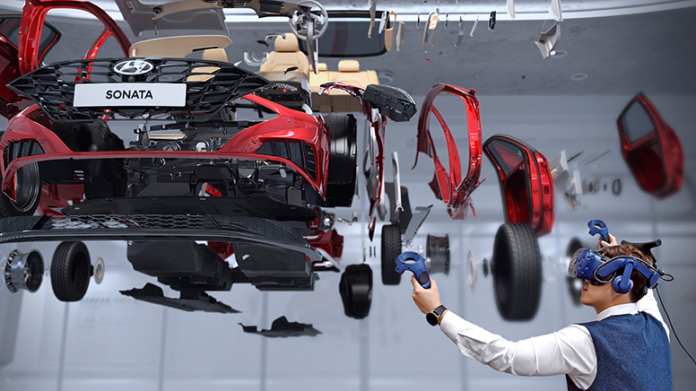 سامانه ارزیابی طراحی مبتنی بر واقعیت مجازی هیوندای واقعیت مجازی