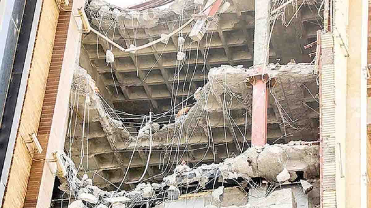 آغاز مرحله پایانی تخریب سازه متروپل آبادان