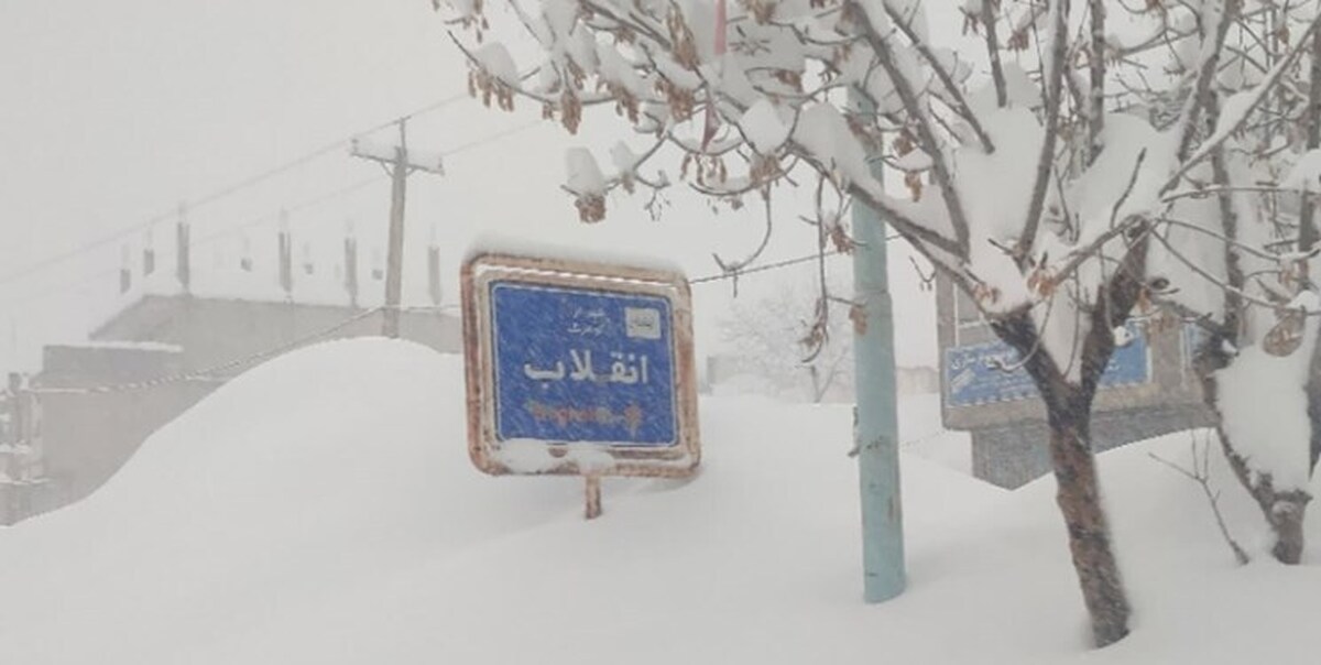 چهارمحال و بختیاری/ ارتفاع برف در کوهرنگ به 2 متر رسید