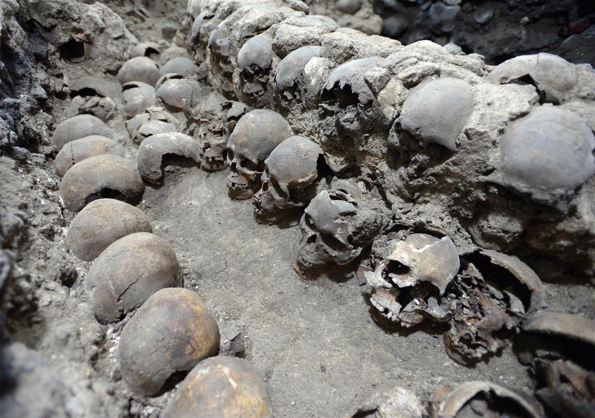 برج جمجمه‌ها؛ مخوف‌ترین اثر باستان‌شناسی در مکزیک