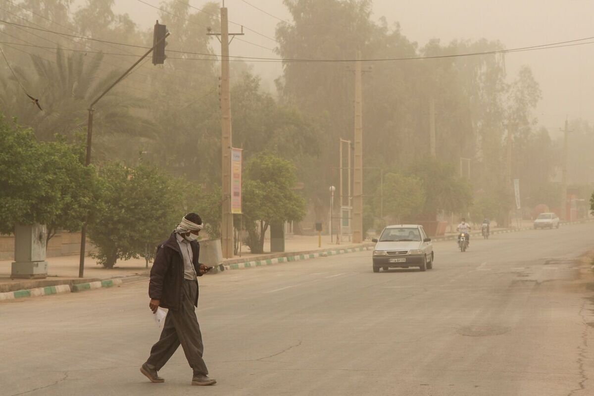 هشدار نارنجی نفوذ گرد و خاک از عراق به خوزستان