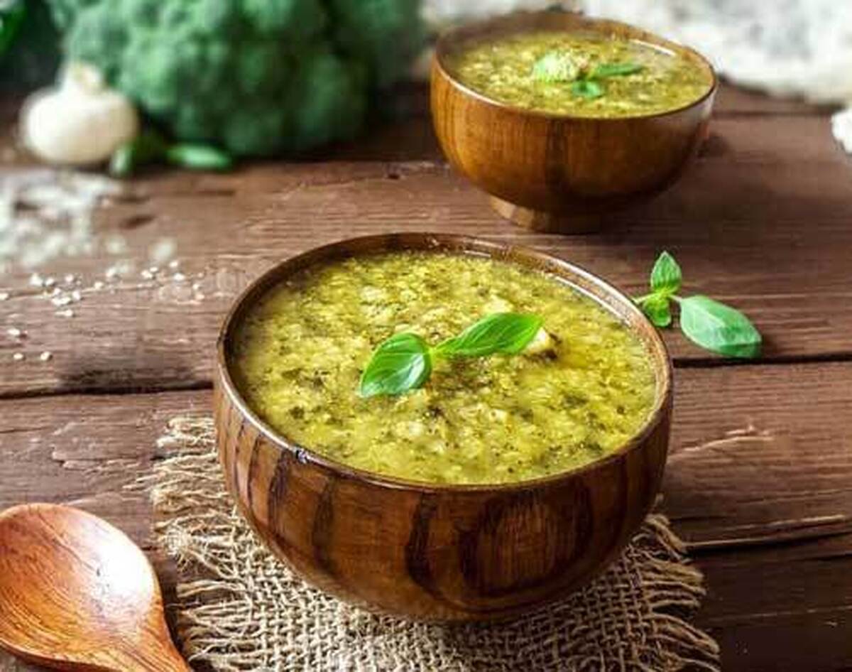 طرز تهیه سوپ سبزی، سوپ‌ گیاهی مقوی‌