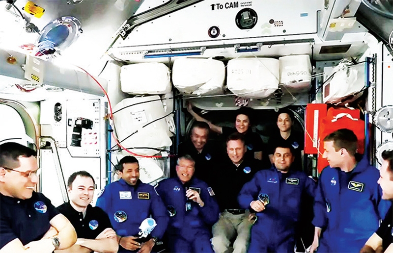 پرواز فضانورد اماراتی به ایستگاه فضایی بین المللی پرواز فضانورد اماراتی به ایستگاه فضایی بین المللی