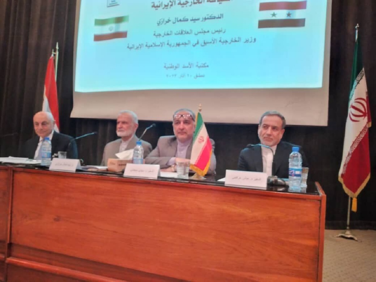 خرازی در سوریه : هنر ایران تبدیل تهدید به فرصت است