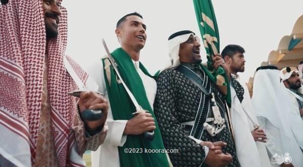 رونالدو در رقص شمشیر (+عکس)