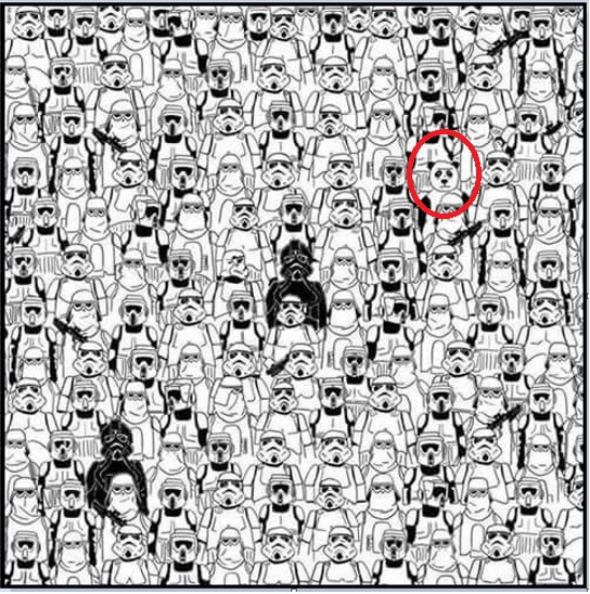 پاندای پنهان را پیدا کن (معمای تصویری)