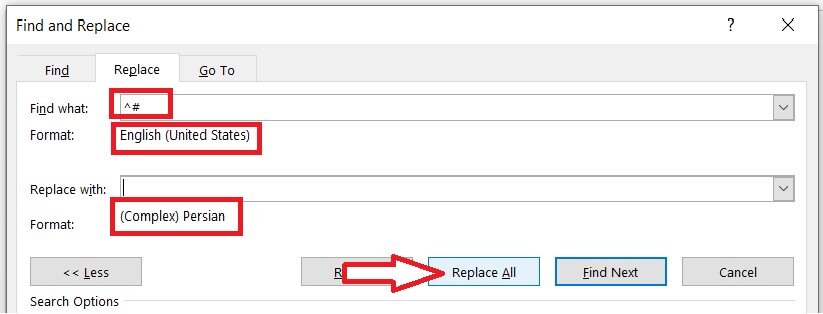 چطور اعداد را در Word فارسی کنیم؟ فارسی کردن اعداد در اکسل چگونه است؟