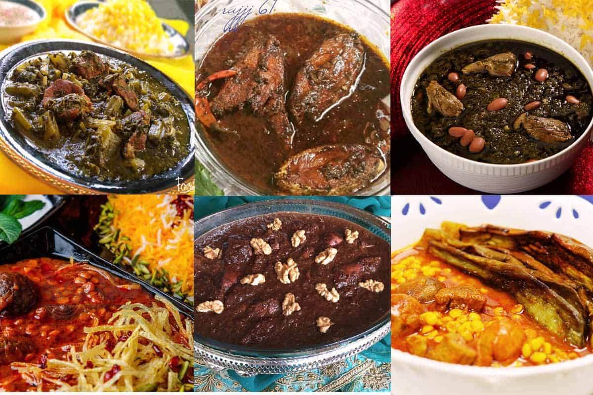 لعاب دار کردن غذاها و انواع خورش