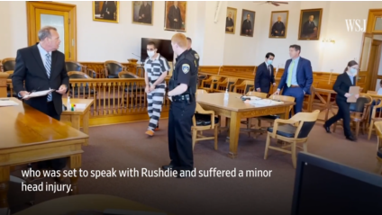 سلمان رشدی همچنان در بیمارستان/ دادگاه مهاجم برگزار شد (+عکس)