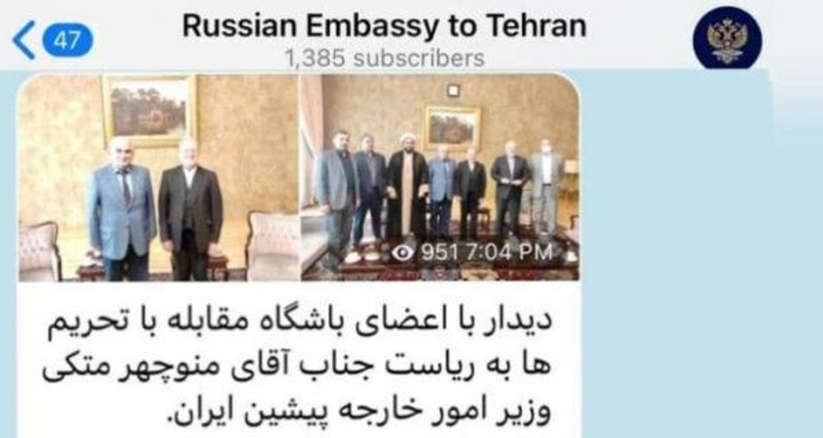 متکی بدون سمت رسمی به دیدار سفیر روسیه رفت/ هدف «باشگاه مقابله با تحریم‌ها» چیست؟ + عکس