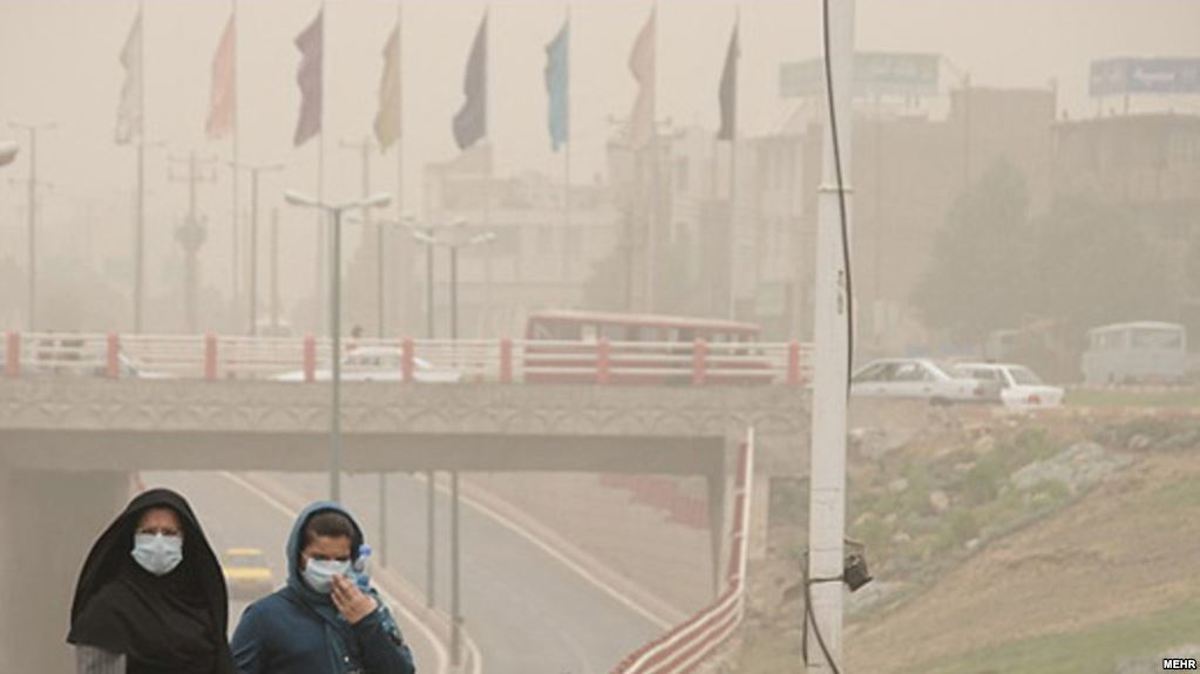 هوای دو شهر خوزستان در وضعیت 