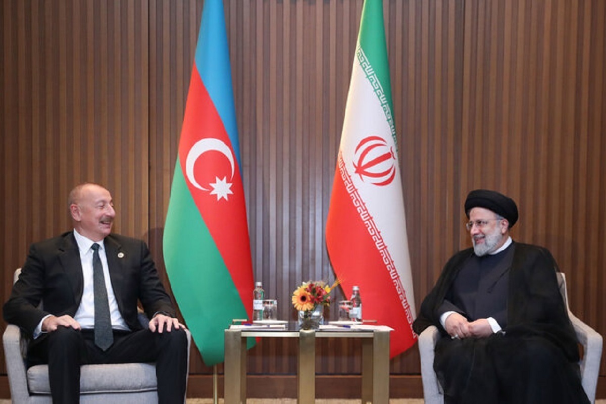 دیدار رئیسی و الهام علی‌اف در قزاقستان