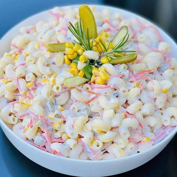 طرز تهیه سالاد ماکارونی ترکیه ای طرز تهیه سالاد ماکارونی ترکیه ای