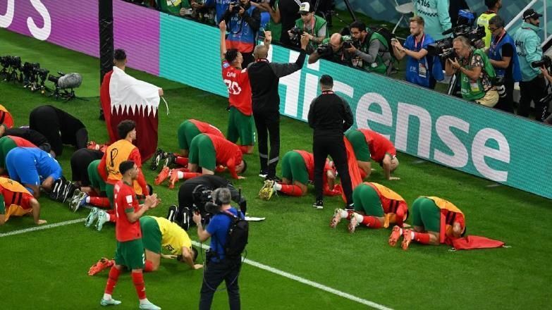 ادامه شادی مراکشی ها / شکست پرتغال و صعود به نیمه نهایی