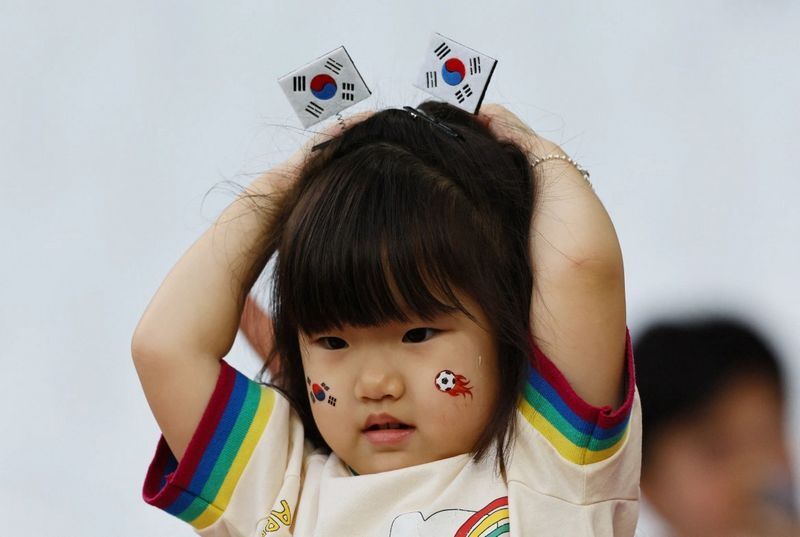 کودکان در جام جهانی (عکس)