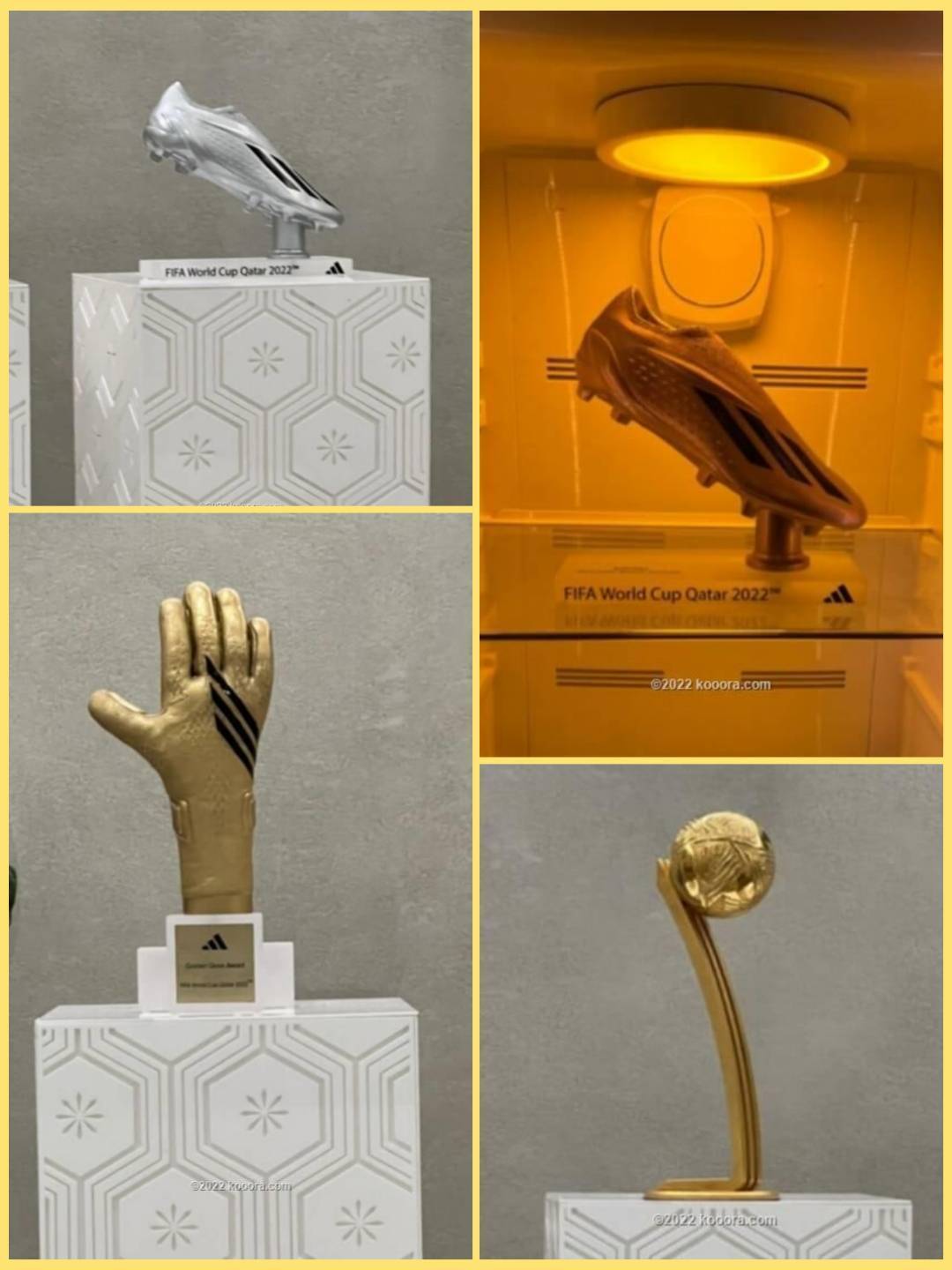 رونمایی از جوایز انفرادی جام جهانی (+عکس) رونمایی از جوایز انفرادی جام جهانی (+عکس)