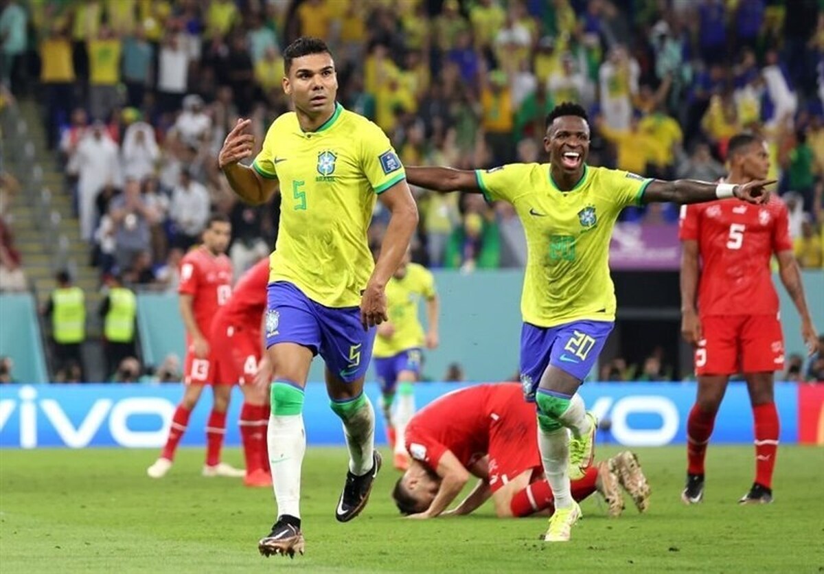 برزیل 1 - 0  سوئیس/ برزیل، دومین تیم حاضر در یک هشتم نهایی