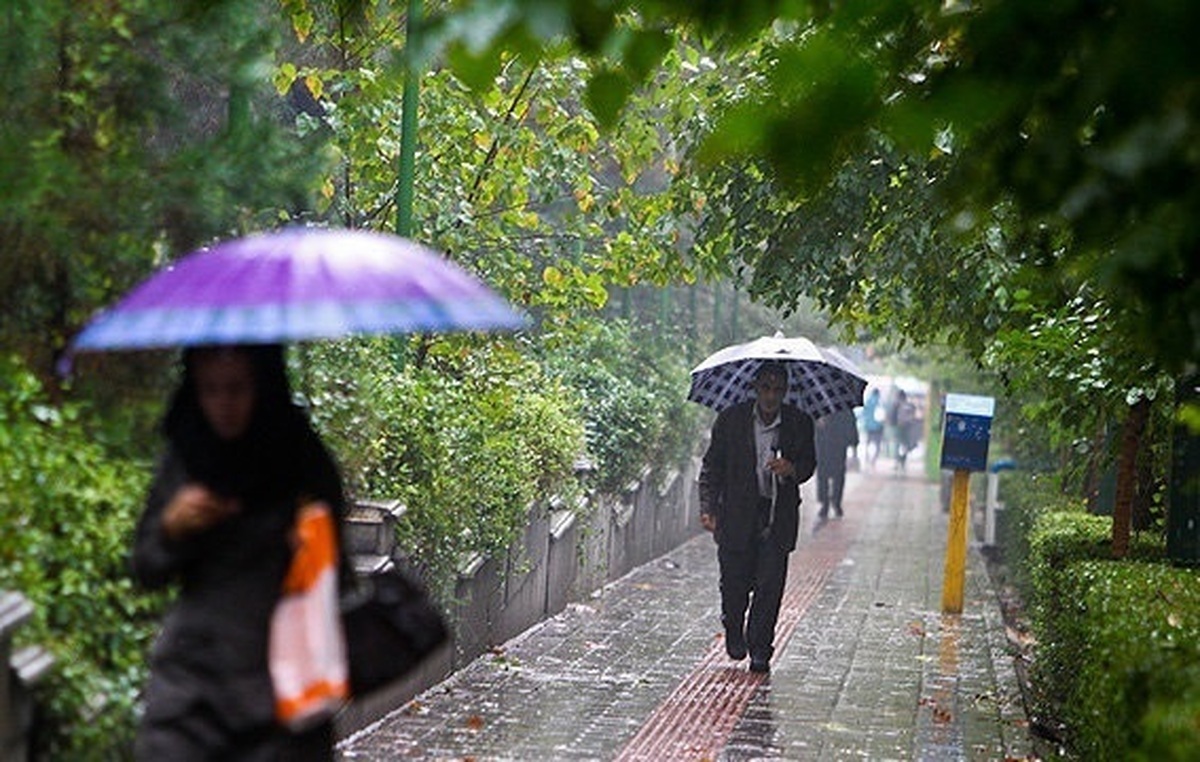 پیش بینی باران در تهران