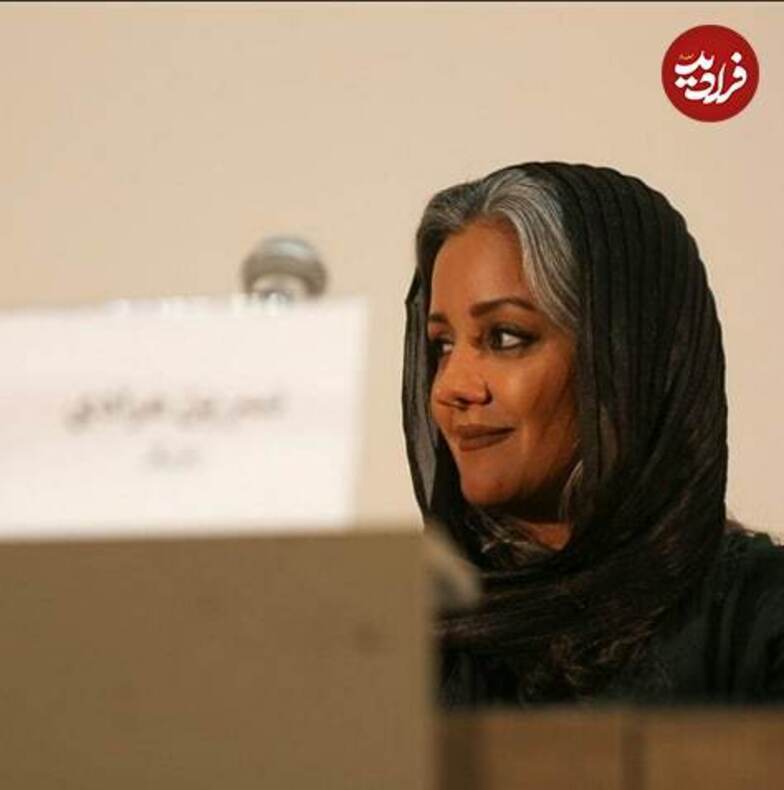 نسرین مرادی استایل و چهره فریده خانم سریال نون خ در زندگی واقعی (عکس)