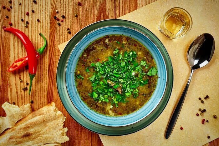 آش گوجه سبز آش گوجه سبز