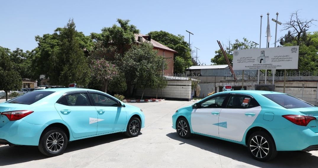 تغییر رنگ تاکسی های افغانستان (+عکس)