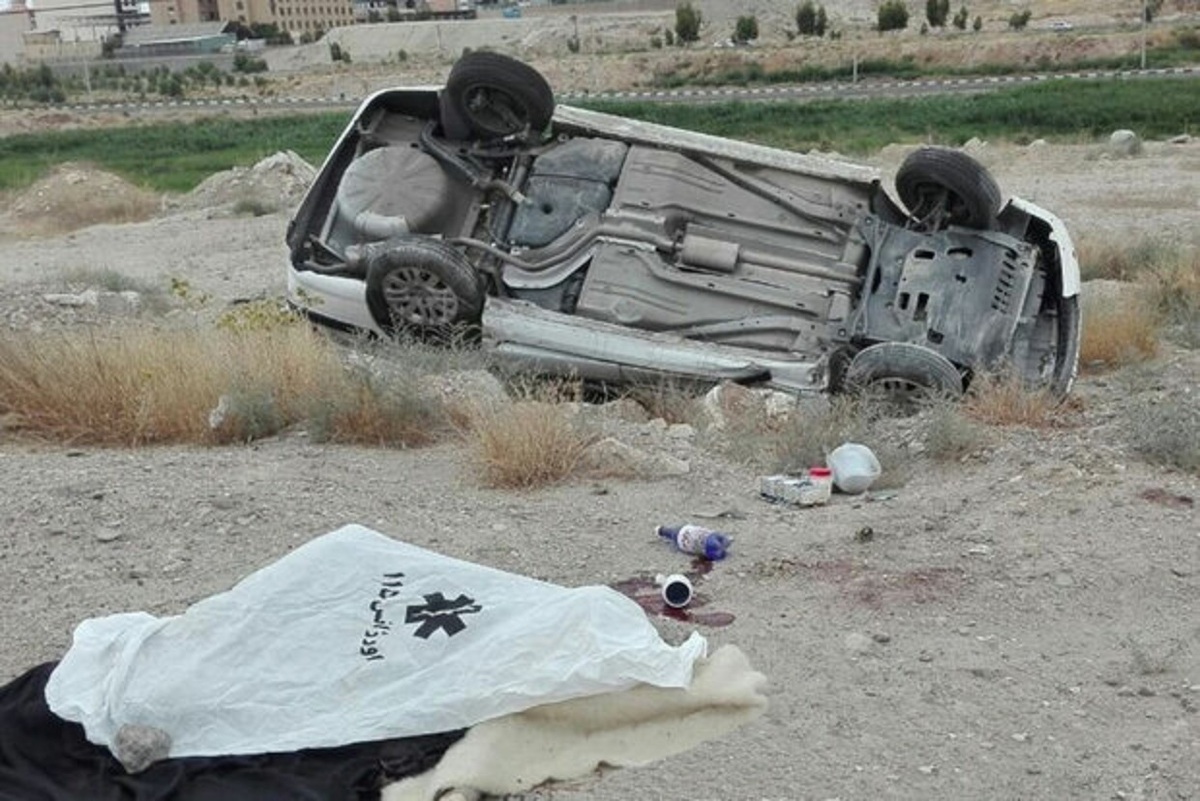 ۳ کشته در واژگونی خودرو در اتوبان تهران ساوه