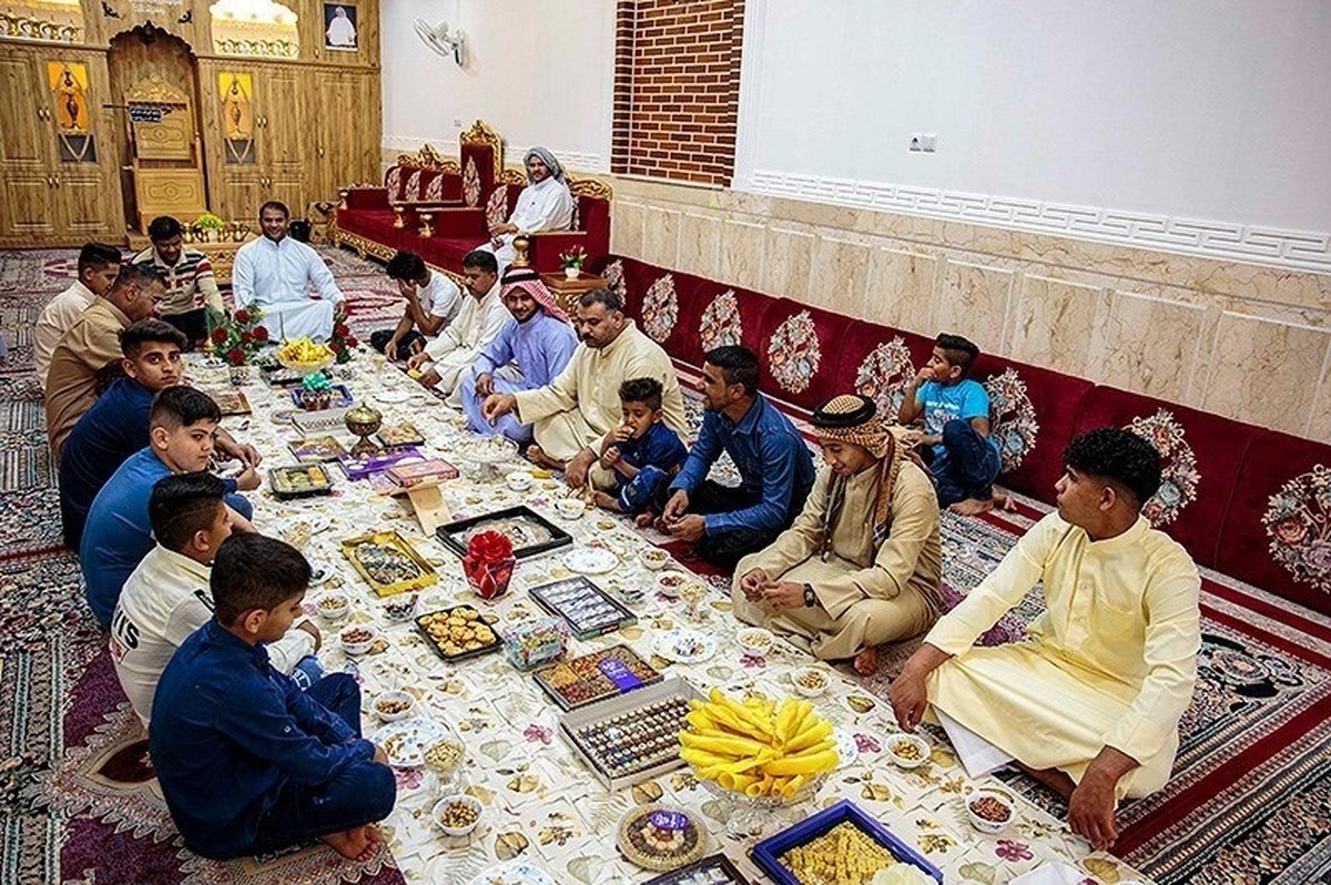 آیین سنتی معایده در اهواز (عکس)