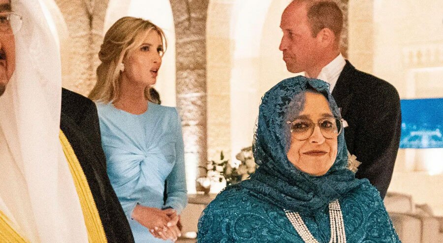 دختر ترامپ در عروسی ولیعهد اردن (+عکس)