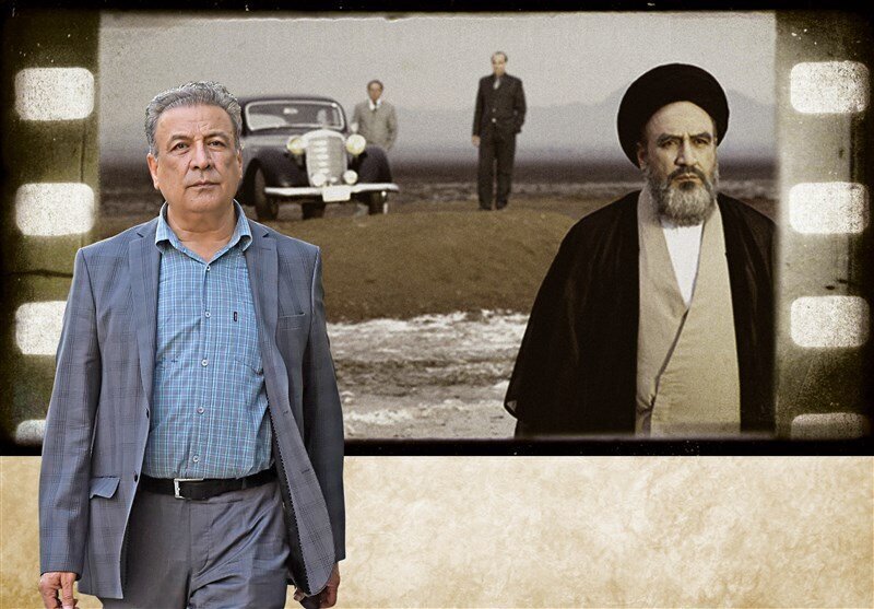 شباهت عجیب این بازیگر به امام خمینی/ بستگان امام (ره) می‌پرسیدند این کیست؟ (+عکس)