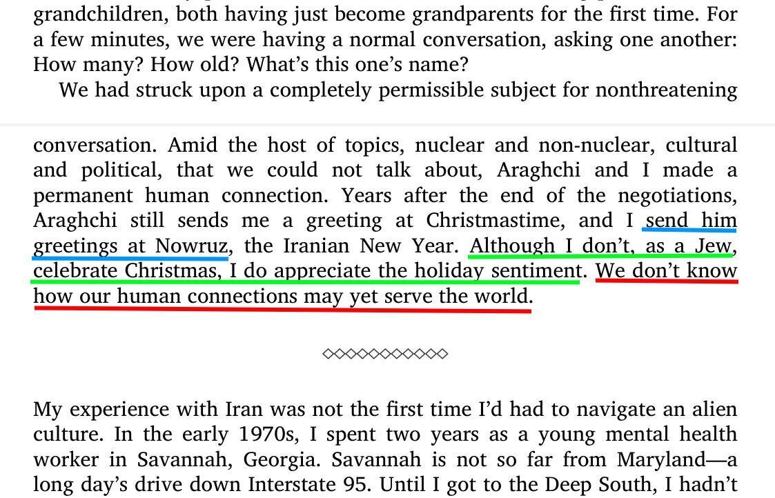 تحریف عجیب کتاب وندی شرمن برای حمله به تیم مذاکره‌کننده