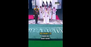حضور غیرمنتظره معاون وزیر خارجه عربستان سعودی در مراسم تشییع رهبر شهید