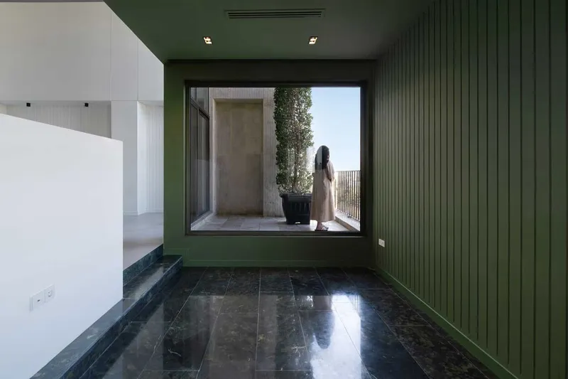 معماری ساختمان مسکونی میان در مشهد