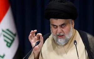 استقبال مقتدی صدر از زائران رهبر شهید در عراق