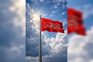 برافراشته شدن پرچم خونخواهی «یا لثارات الحسین (ع)» در مشهد