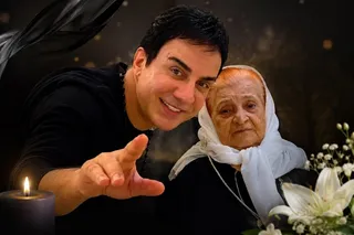 مراسم ختم مادر عمو پورنگ با حضور گسترده هنرمندان (عکس)