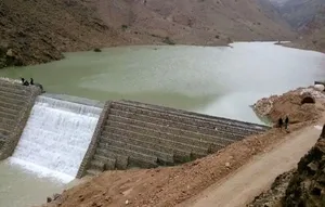 آبگیری کامل سد نازدشت هرمزگان (فیلم)