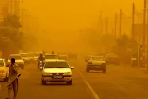 طوفان و ریزگرد، سیستان را فرا گرفت