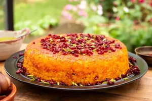 طرز تهیه ته چین تاش ، غذای خوشمزه و محلی