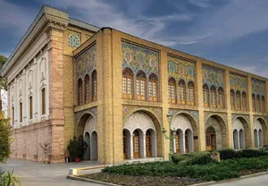 نمایی از کاخ «ابیض ناصرالدین شاه» در سال 1290